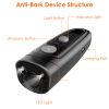 Ultrasonic Dog Anti-Bark Device 2 in 1 Rechargeable Barking Control Training Tool 32ft LED Light 2 Mode Dog Whistle Safe for Dog Human